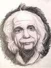 Albert Einstein - Copyright Nils Neumann - NN-art